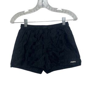 Umbro Kids Checkered Soccer Shorts Athletic Boys Medium Black Activewear